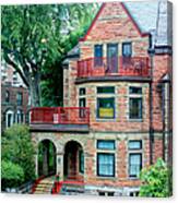 House In Montreal Canvas Print