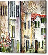 Houses In La Rochelle France Canvas Print