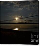 Humber Bridge Sunset Canvas Print