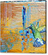 Hummingbird Abstract Canvas Print