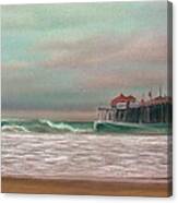 Huntington Beach Morning Canvas Print
