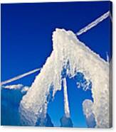 Ice Abstract 3 Canvas Print