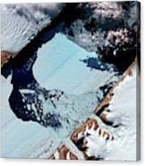 Ice Island From Petermann Glacier Canvas Print