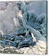 Iceberg Detail - Mendenhall Lake Canvas Print