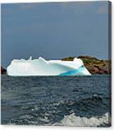 Iceberg Off Little Fogo Islands Newfoundland Canvas Print