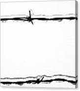 Iced Wire Canvas Print