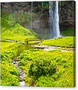 Iceland Seljalandsfoss Waterfall Canvas Print