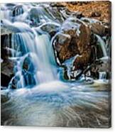 Icy Falls Sterling Forest Ny Canvas Print