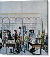 Illustration Showing Liebig's Teaching Laboratory Canvas Print