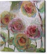 Impressionist Flowers Canvas Print