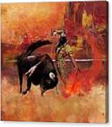 Impressionistic Bullfighting Canvas Print