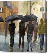 In Spite Of Rain Canvas Print