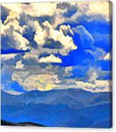 In The Clouds Canvas Print