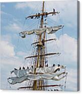 In The Eagle's Rigging Opsail 2012 Canvas Print