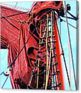 In The Rigging Canvas Print