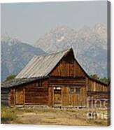 In The Tetons Morman Row Canvas Print