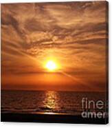 Indian Shores Sunset Canvas Print