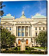 Indiana Statehouse State Capital Building Picture Canvas Print