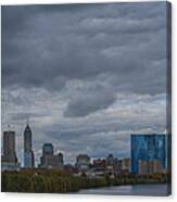 Indianapolis Indiana Skyline N Storm Canvas Print