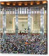 Indonesia, Jakarta, Instiqal Mosque Canvas Print