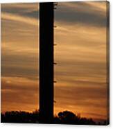 Industrial Sunset 2 Canvas Print