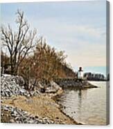Inlet Lighthouse 4 Canvas Print