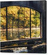 Inside The Old Spring House Canvas Print