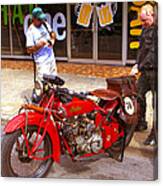 Inspecting Indian #70 Canvas Print