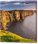 Ireland's Iconic Landmark The Cliffs Of Moher Canvas Print