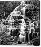 Issaqueena Falls-1-bw Canvas Print
