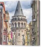 Istanbul Galata Tower Canvas Print