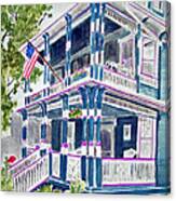 Jackson Street Inn Of Cape May Canvas Print