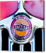 Jaguar X.k. 140 Logo Ii Canvas Print