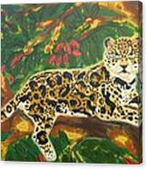Jaguars In A Jaguar Canvas Print