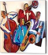 Jazz Quartet Iv Canvas Print