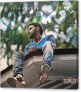J.cole - 2014 Forest Hills Drive Drawing Canvas Print