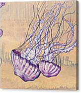 Jellyfish Ballet Canvas Print