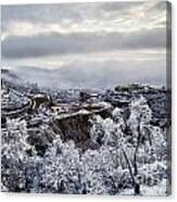 Jerome After Icy Snow Storm Canvas Print