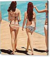 Jersey Girls Point Pleasant Canvas Print