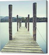 Jetty Posts Canvas Print