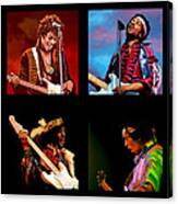 Jimi Hendrix Collection Canvas Print