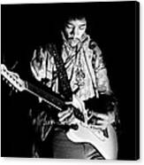 Jimi Hendrix Live 1967 Canvas Print