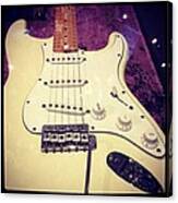 Jimi Hendrix Stratocaster Guitar Canvas Print