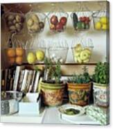 Joan Didion's Kitchen Canvas Print
