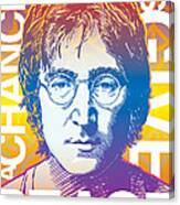 John Lennon Pop Art Canvas Print