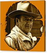 John Wayne Sepia Toned Rio Lobo Old Tucson Arizona 1970-2009 Canvas Print