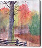 Joy Of Fall Canvas Print