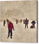 Joy Of Winter Canvas Print