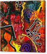 Joyfully Living Life Anew Canvas Print