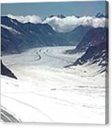 Jungfrau Glacier Canvas Print